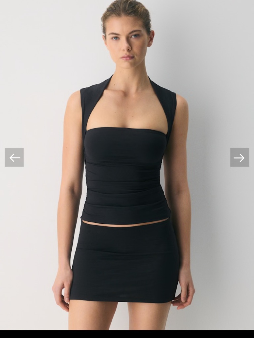 Aritzia Black Contour top